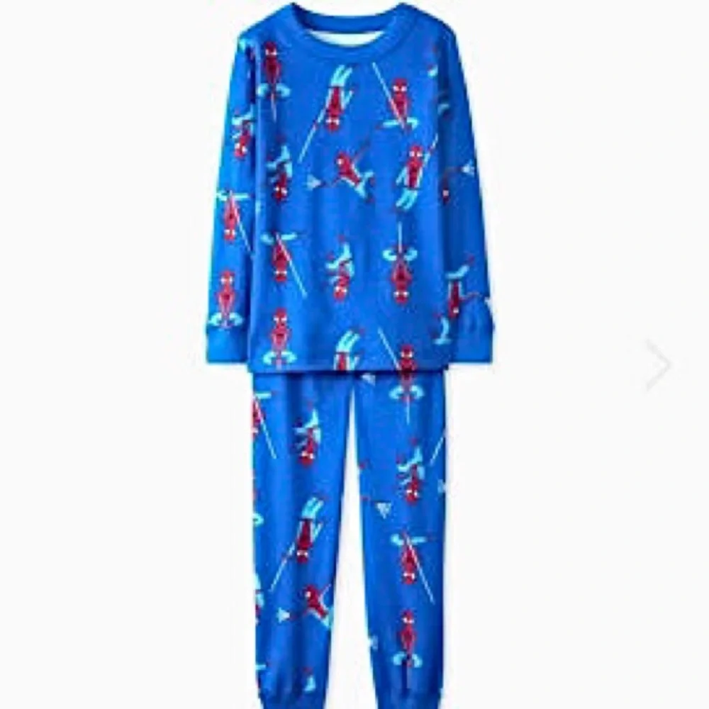 Hanna Andersson Spider-Man Long Sleeve Pajama Set Size 10